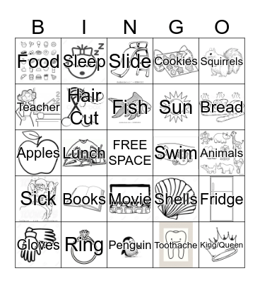Where Questions?  Bingo Card