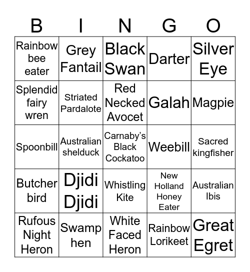 BEELIAR BORD BINGO Card