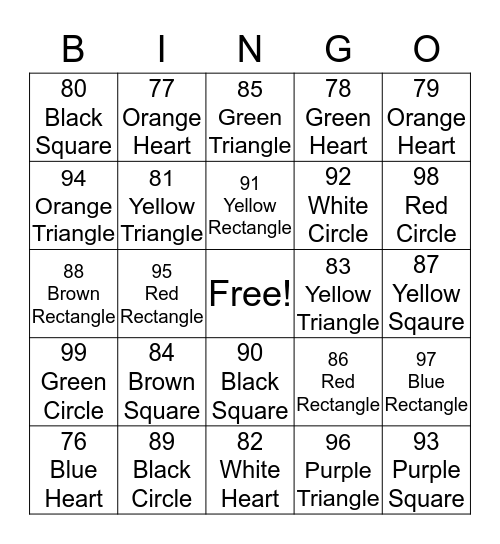 Inuinnaqtun Bingo Card