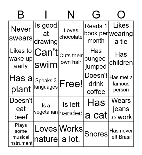 AT4 Bingo Card