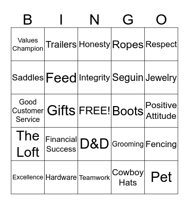 D&D Bingo Card