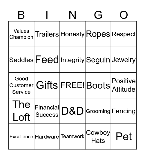 D&D Bingo Card