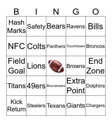 SPORTS Bingo Card