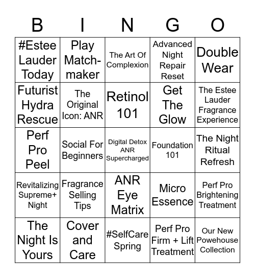 ELX BINGO! Bingo Card