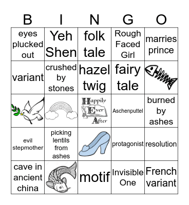 *~ Cinderella Bingo ~* Bingo Card