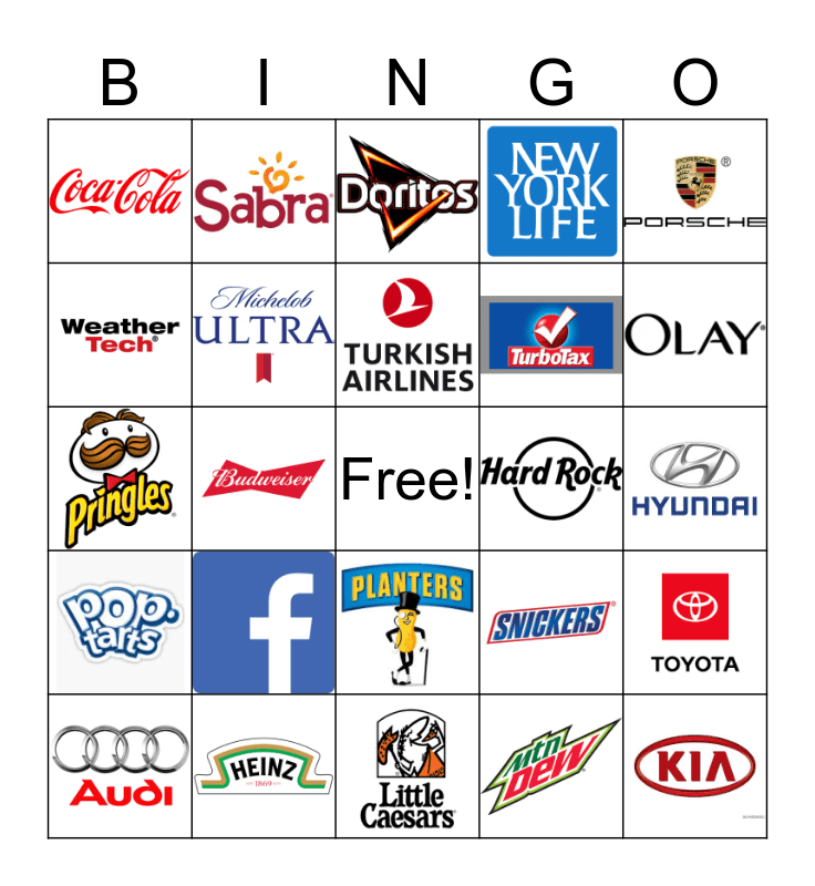 Superbowl 54 Bingo Card