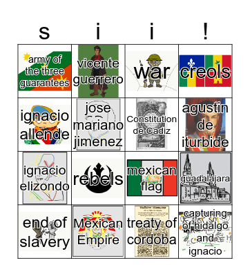 Loteria Bingo Card