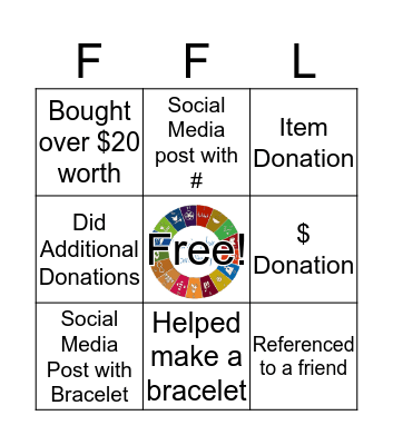 Food For Life  Bingo Card