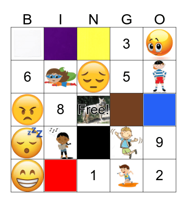 Hupa Language Bingo Card