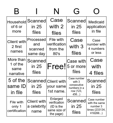 EDI Bingo Card