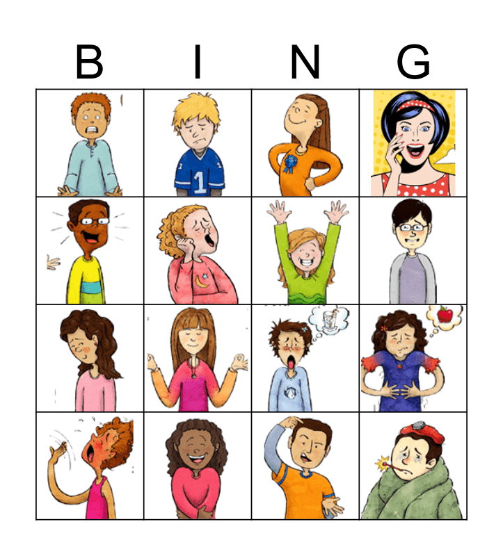 Play Emotions and Feelings Online | BingoBaker