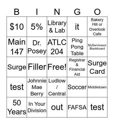 CState Bingo Card