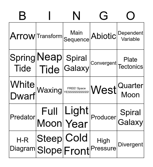 Da Bingooo Card Bingo Card