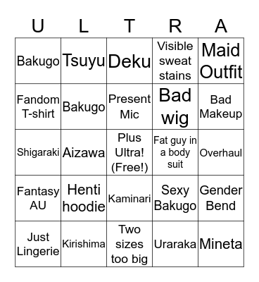 Texas Smash Bingo Card