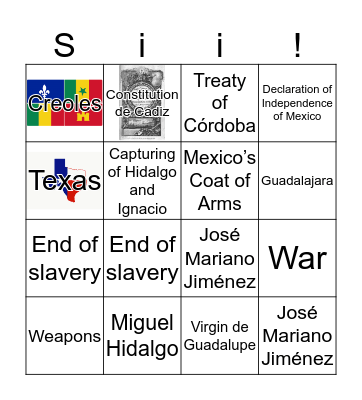 Loteria Bingo Card