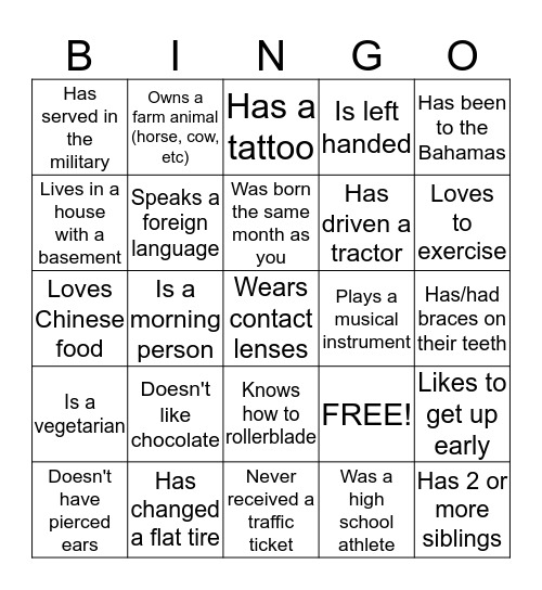 MEDICAID MISSION Bingo Card