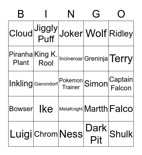 Scavenger Hunt Bingo! Bingo Card