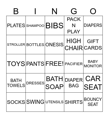 LACYEE'S BINGO Card