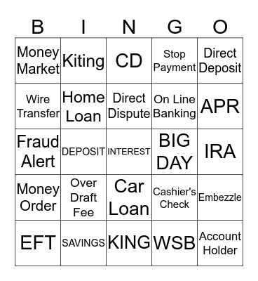 FUN AT WORK  Bingo Card