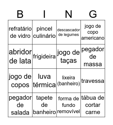 LARI & JUNIOR Bingo Card