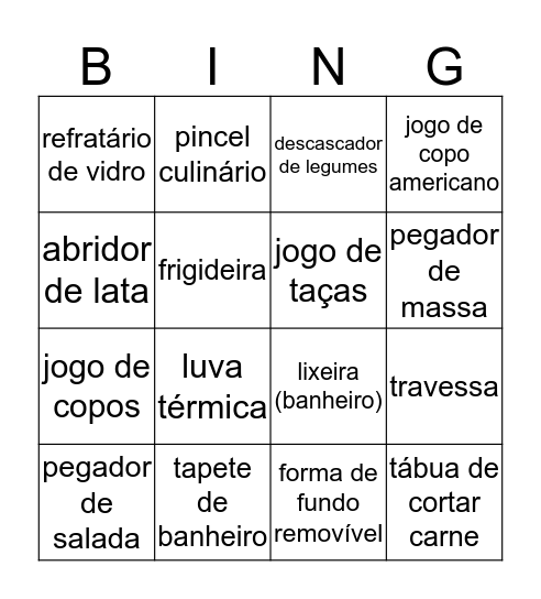 LARI & JUNIOR Bingo Card