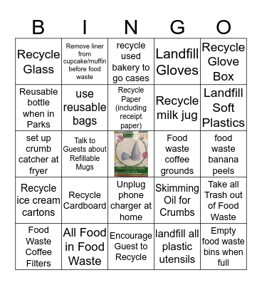 Environmentality Bingo Card