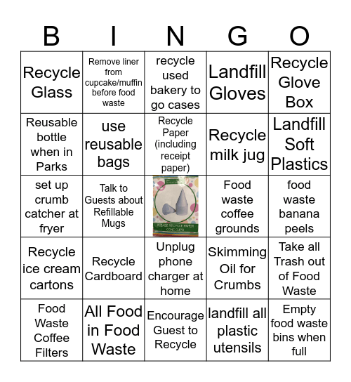 Environmentality Bingo Card