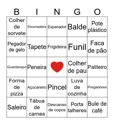 Chá Bar Marina e Marcos Bingo Card