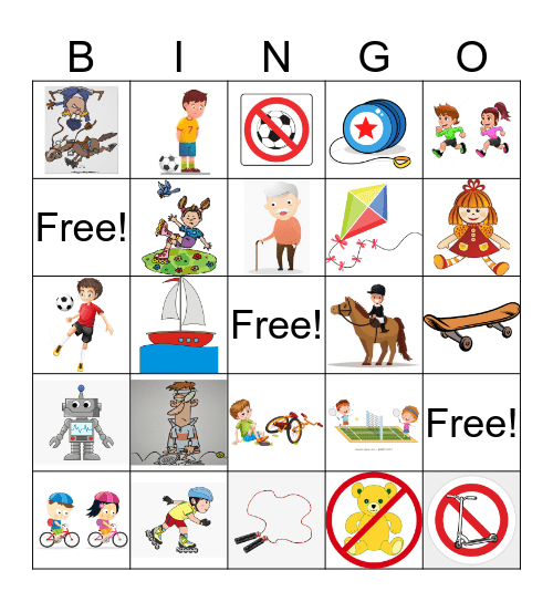 FUN ACTIVITIES! Bingo Card