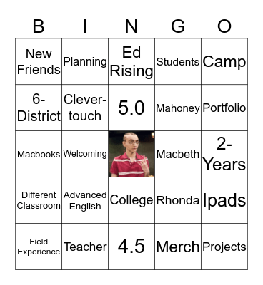 Teaching Professions Bingo!! Bingo Card