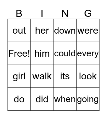 Bingo January 27, 2020 Bingo Card