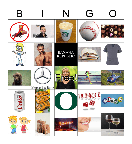 Helen's 40th Anniversary BINGO Card