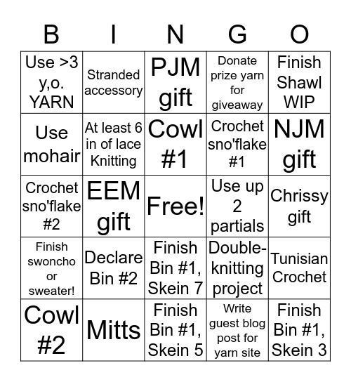 BunCraft2020 Bingo Card