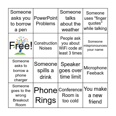 ECHO ISPCTN Bingo Card