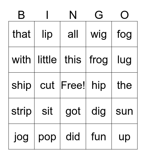 Christians Words TWO Bingo Card