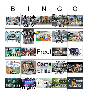 Floor BINGO Card