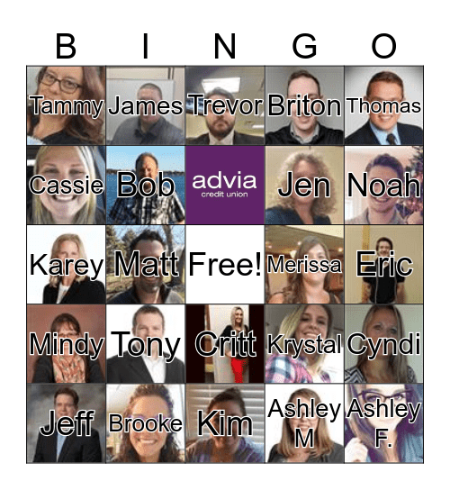Advia Bingo Card