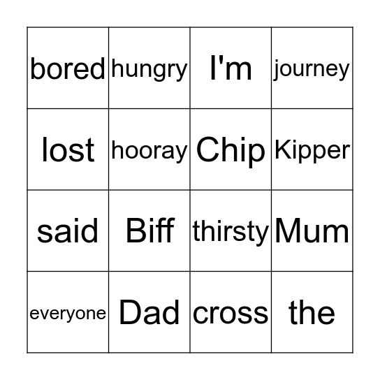 The Journey 여행 Bingo Card