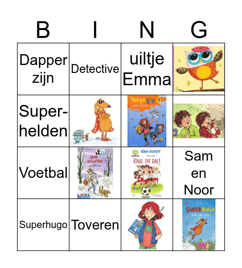 Boeken-in-de-spotlight-bingo Card