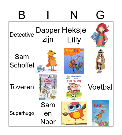 Boeken-in-de-spotlight-bingo Card