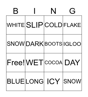 SPARTY BUDDIES Bingo Card