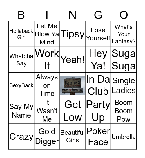 2000s Hip Hop Vol. 1 Bingo Card