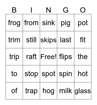 Tiger Time 2019-2020 Bingo Card