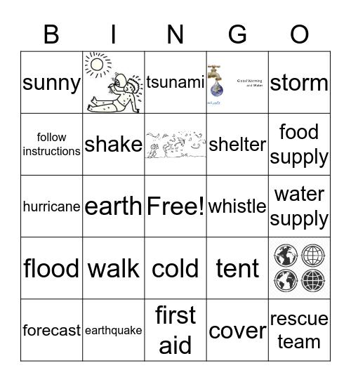 Climate and Change Bingo Card