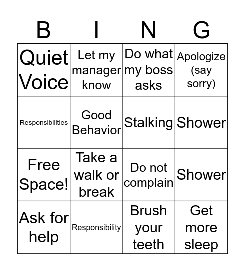 Soft Skills Bingo Card