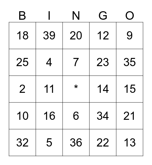 Po 1 graduation dinner Bingo Card