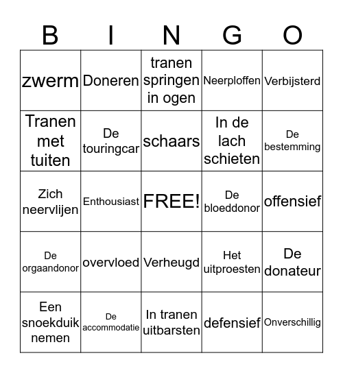 5/6 eeb half juni 14 Bingo Card
