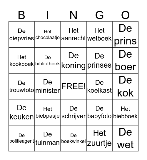 3/4 eeb kern 11 Bingo Card