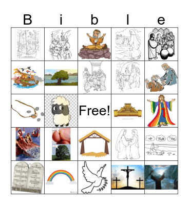 Bible Bingo Card