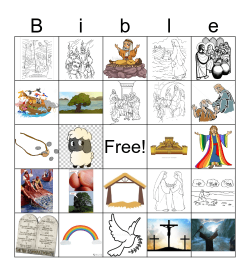 Bible Bingo Card